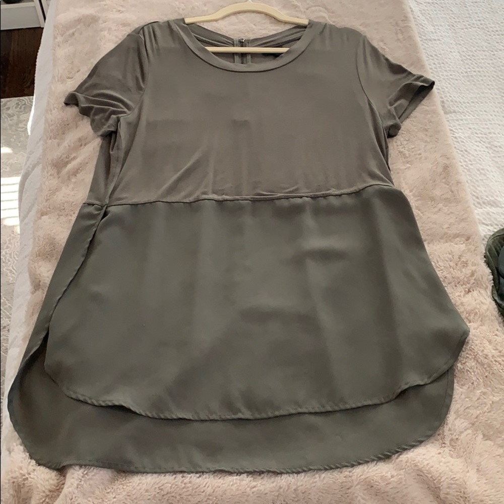 Green long top